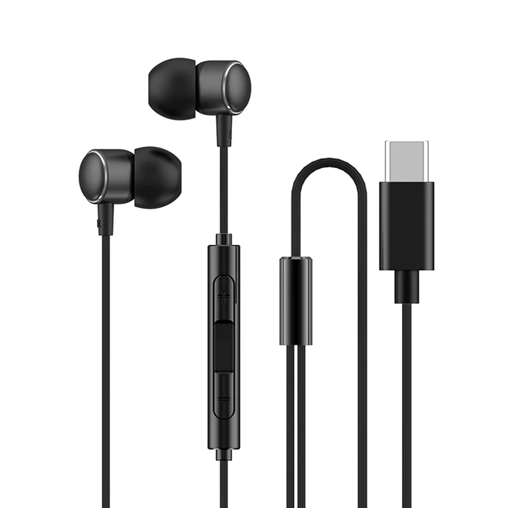 High-Fidelity Stereo Wired Type C Headphones with Microphone