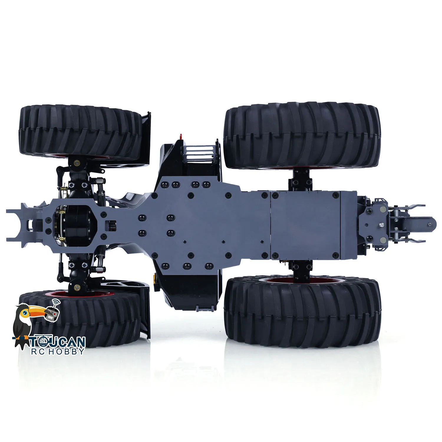 In Stock LESU 1050 RC 1/16 Tractor Truck 4X4 RTR Metal Assembled Chassis Painted Model with Cabin Light Sound Set RC Car Model 6