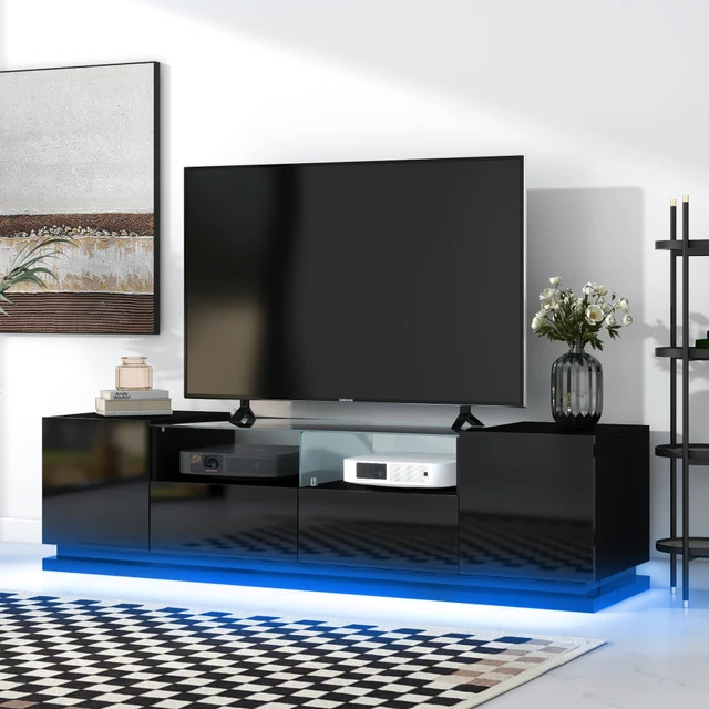 Meuble TV avec support de montage de verre - Chine Meuble TV et meuble TV  avec support prix