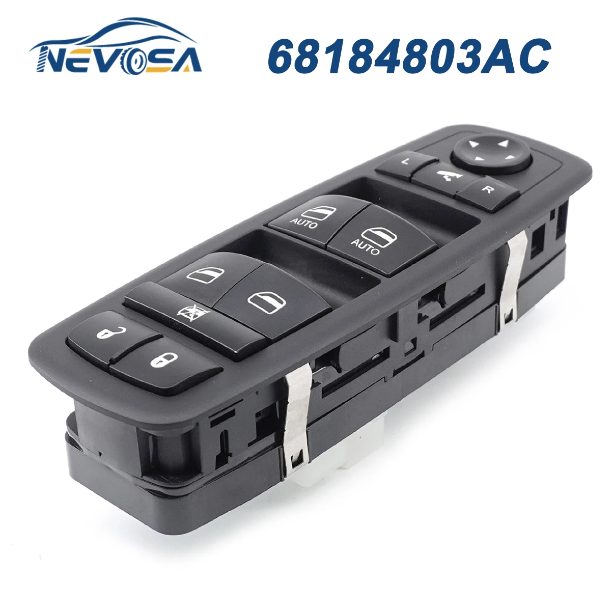 Interrupteur De Lève-vitre électrique Pour Jeep Grand Cherokee 2014-2016 - Référence 68184803AA/AB - Pièce De Rechange Bouton