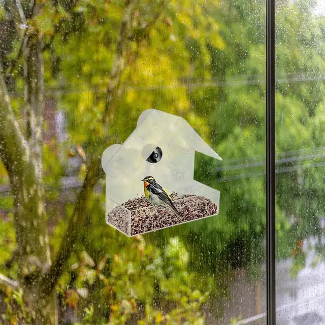 Madáretető Kamerával Kolibri Madárház 1080P Wifi Kamera Külső Éjszakai Verzióhoz Madárvideó Hd Titmice -Hez - Image 2