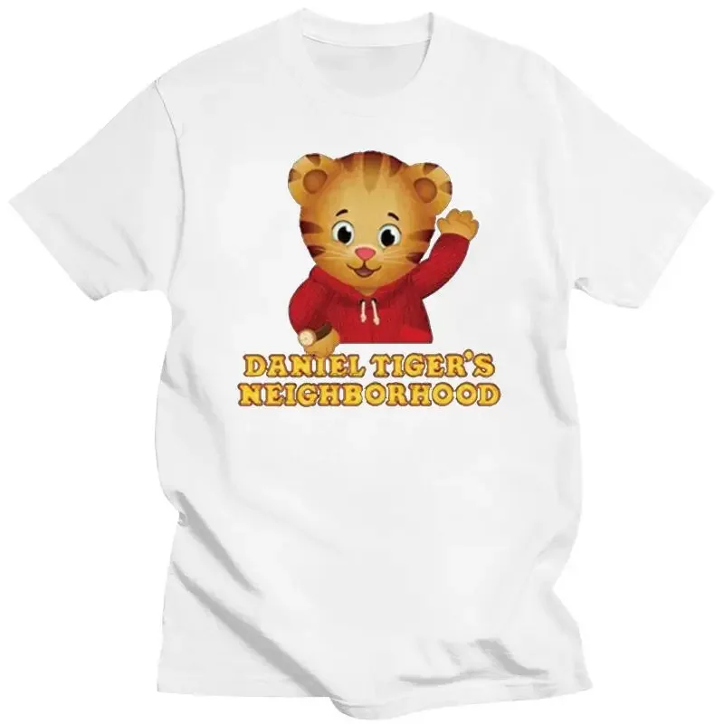 2024 Fashion Logo Printing T-Shirt Uomo Daniel Tiger T-Shirt Da Uomo Nere