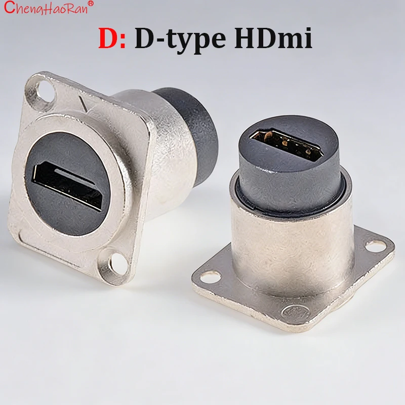 ChengHaoRan 1 Stück Metall D-Typ Modul RJ45 CAT6 USB 3.0 2.0 Typ C Buchse für Netzwerk-Panelmontage Elektronischer Anschluss – Detail 7