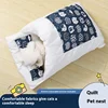 Japanese style cat sleeping bag, washable, semi enclosed cat bed, warm cat bed, winter cat house, cat bed 2