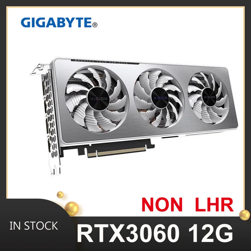 

RTX 3060 video card card in the LHR 12gb 192bit 3060ti 256 gddr6 nvidia geforce BTC eth mining 3070 3080 ti gpu