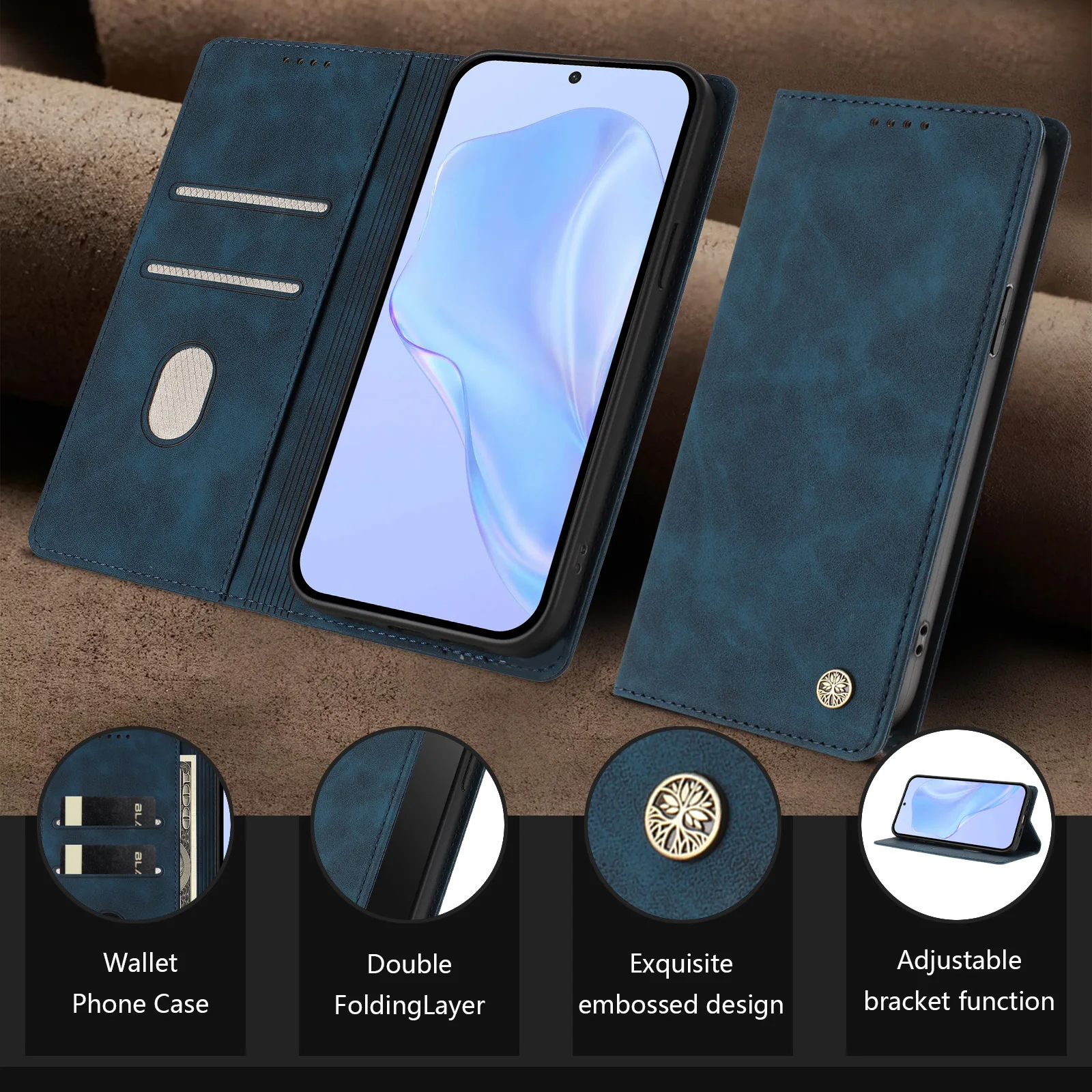 Pour Oukitel C1 C59 C60 C61 C62 C65 C68 C69 PRO étui en cuir