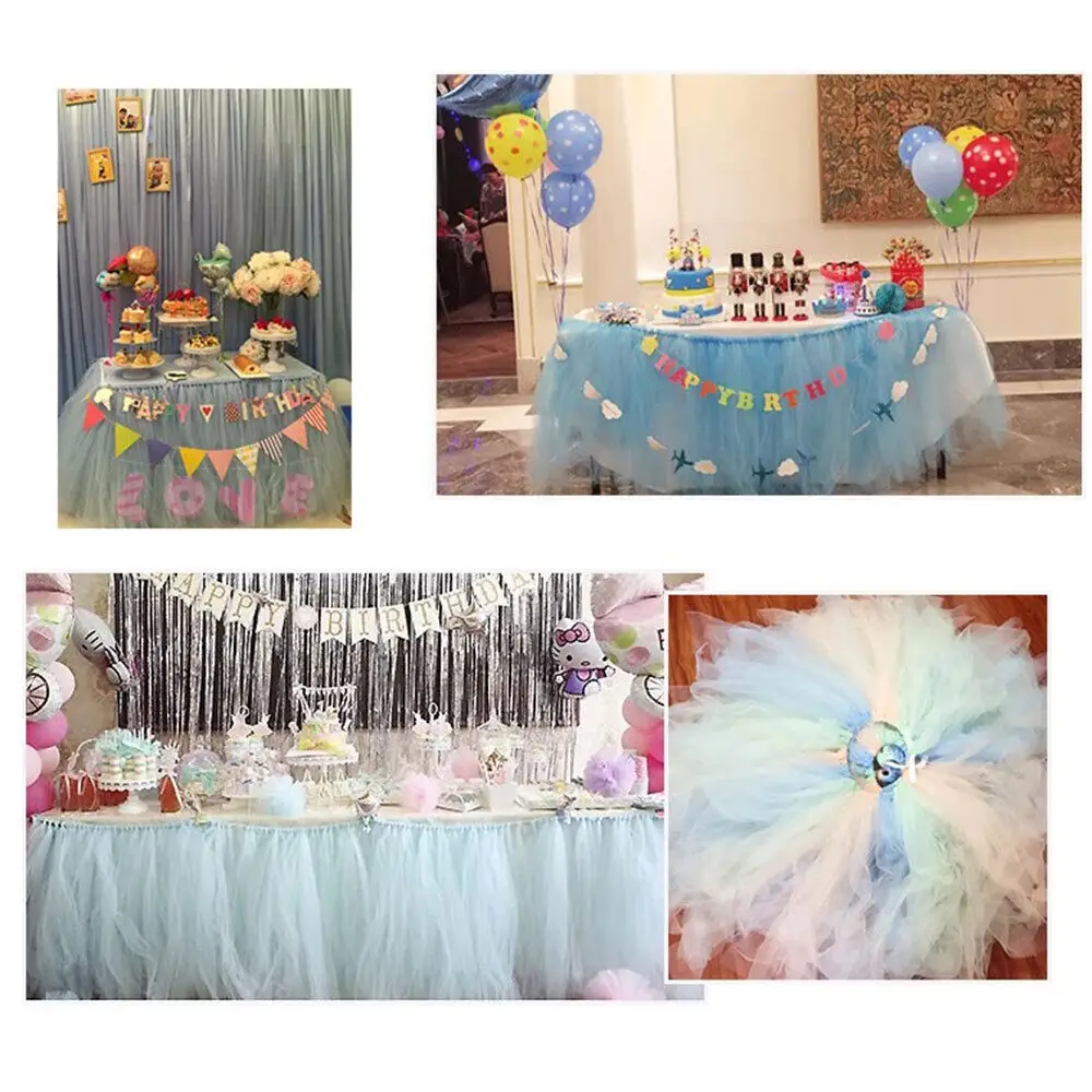 15cm x 10 Yards Tulle Roll Fabric Spool Tutu Wedding Christmas Birthday Party Decoration Handmade DIY Baby Shower Dress Material