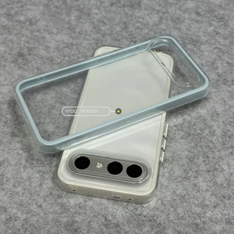 Stylish Transparent Anti-slip TPU Phone Case - Shockproof  Cover