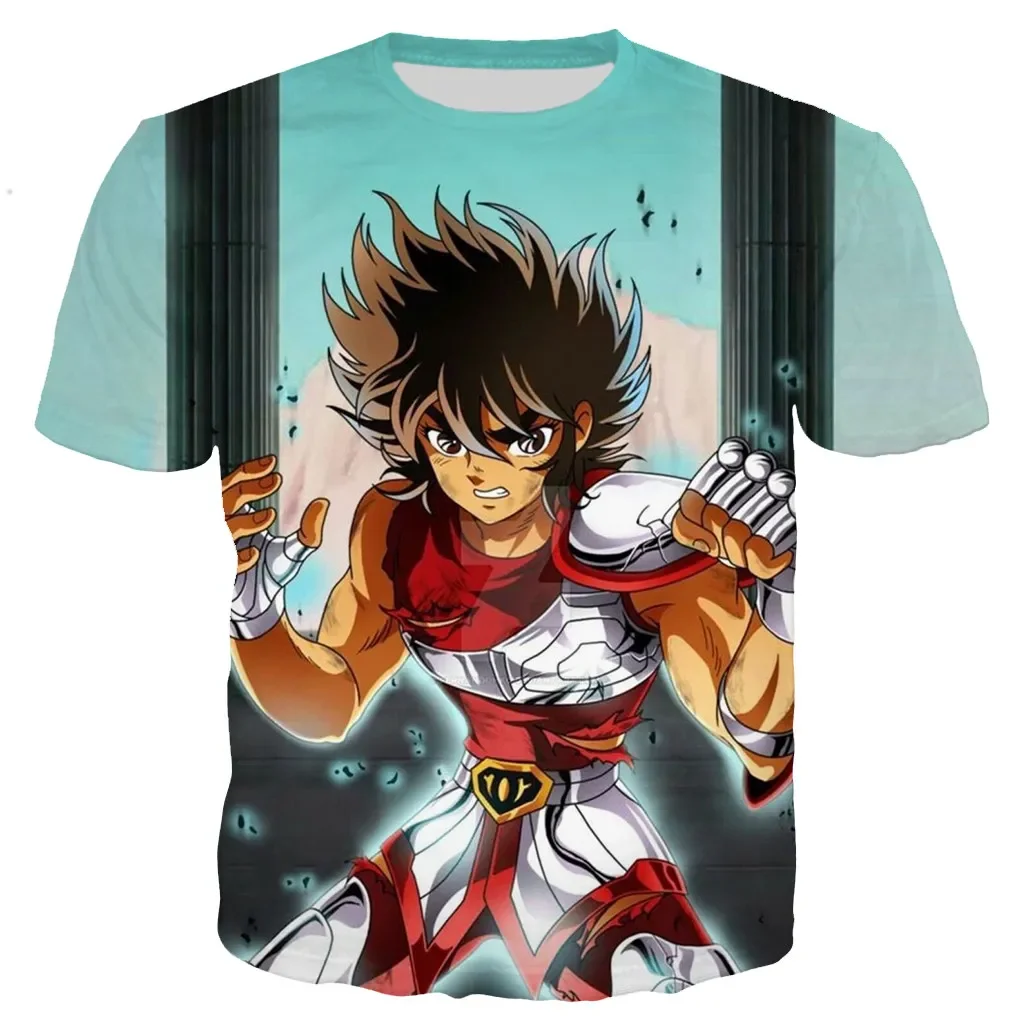

Saint Seiya Men Women New Fashion Cool 3D Printed T-shirts Casual Style Tshirt Streetwear Oversized Tee Tops 2XS-5XL