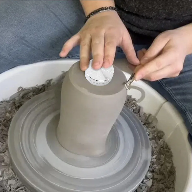 Pottery wheel Ceramic Tool Pottery Throwing Trimming Spinner Tools Trim Stabilizer Polymer Clay Turntable Mini Wheel Metal Bearing Rotary Disc