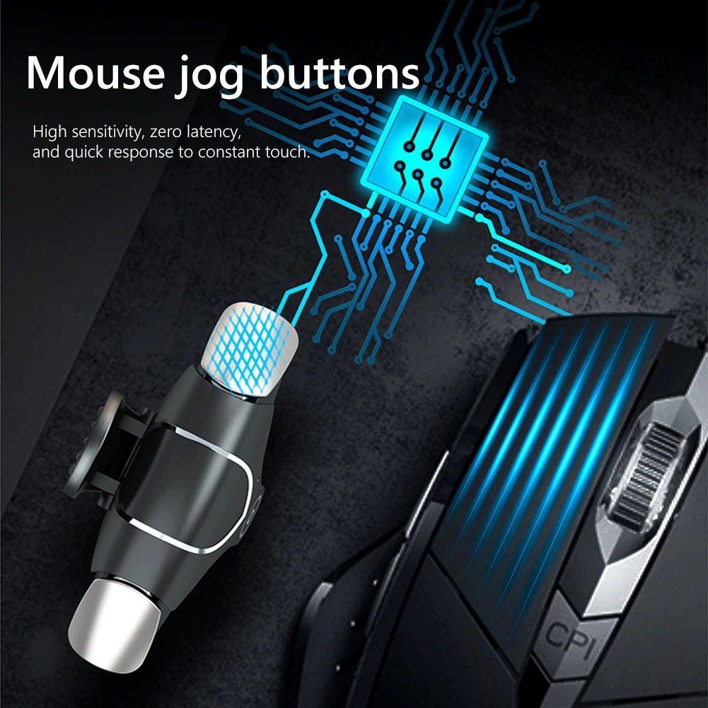 【Eco-friendly】 for PUBG 4 Finger Mobile Gaming Trigger Latency-Free Pulse Key Button Aim Trigger Button for Ios Mobiles Phones.