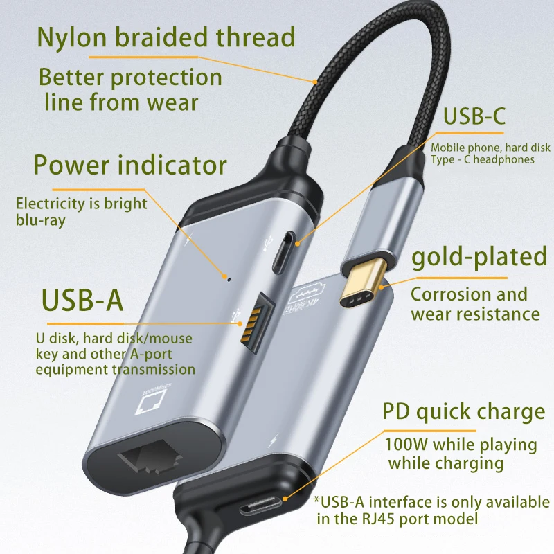 USB C To 4K60Hz HDMI ȣȯ ̺ 100w PD   Ÿ C To Mini DP VAG RJ45  ̺, MacBook Pro ƺ 