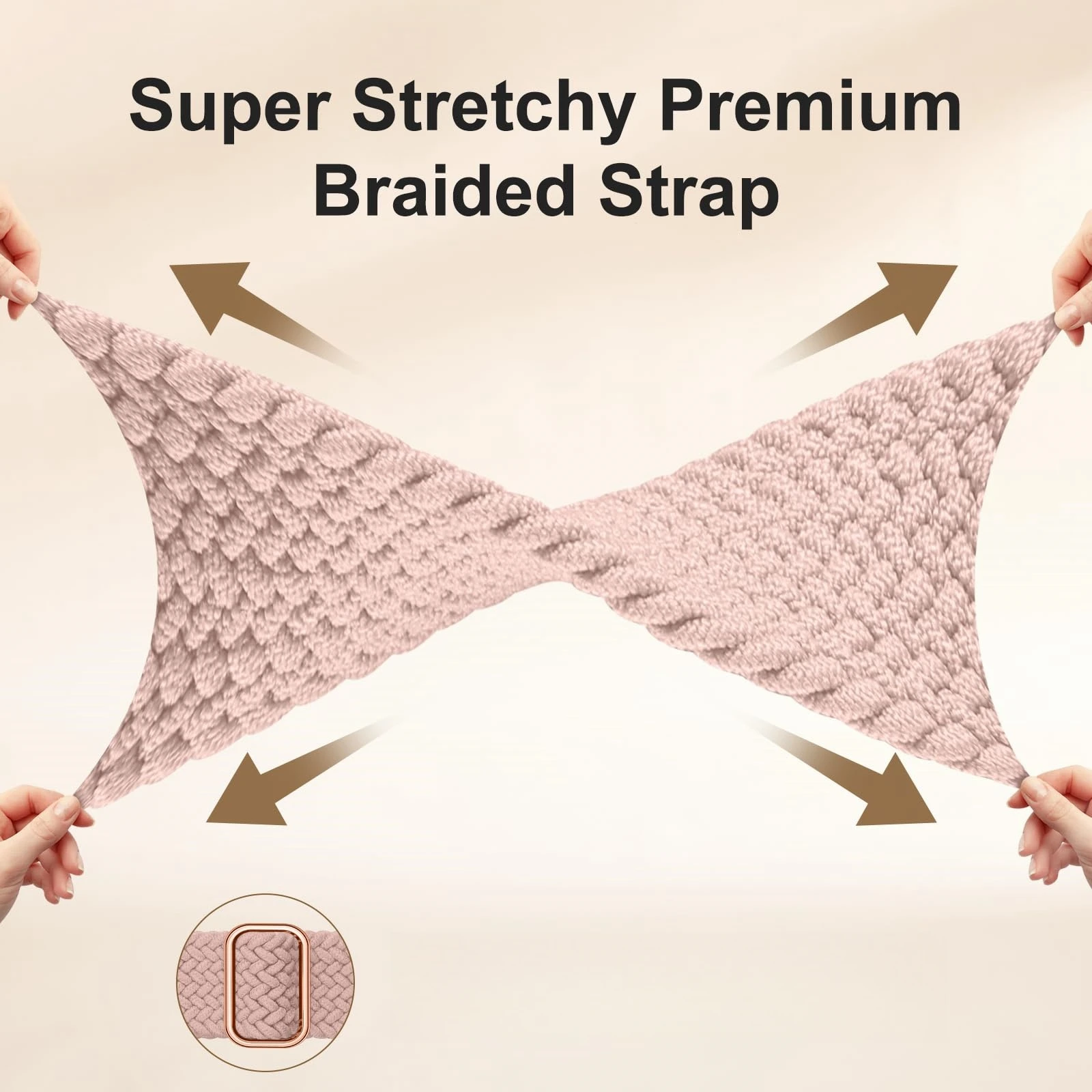 Dual-Pack Soft Adjustable Sport Straps – Elastic Bands