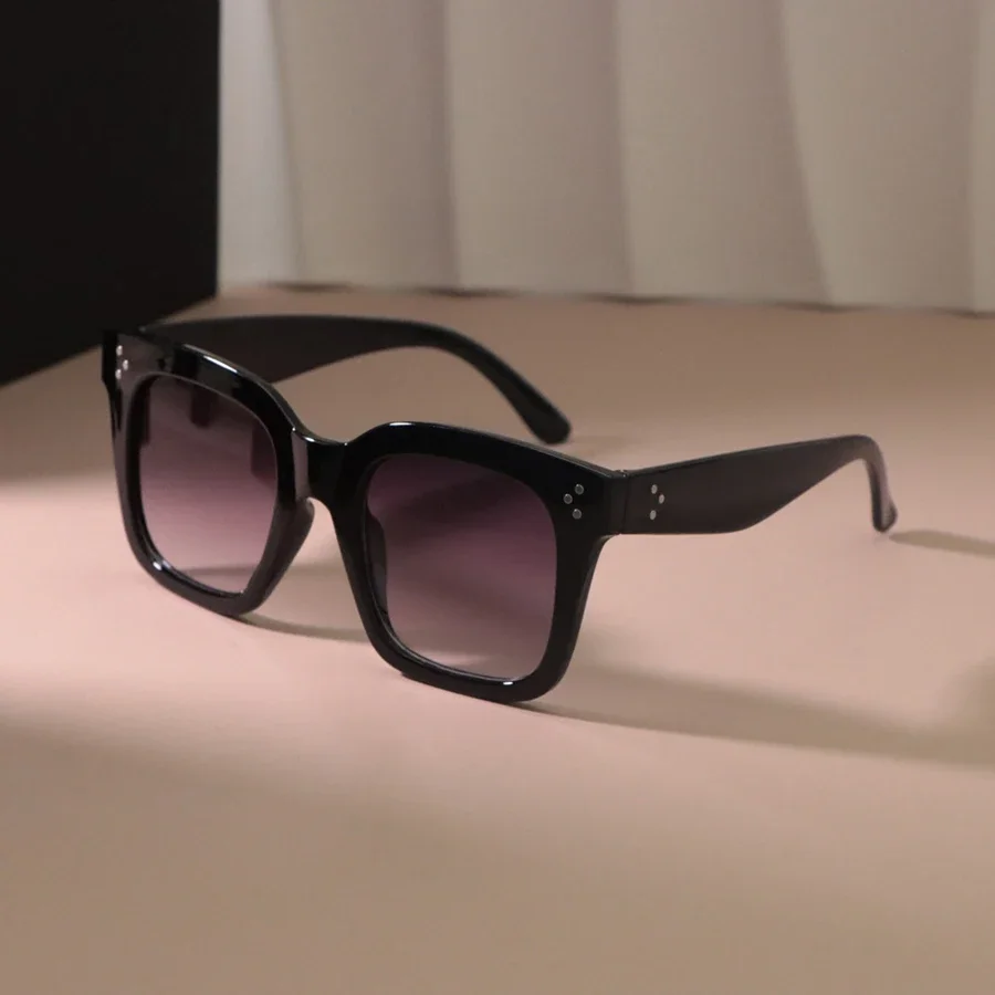 Marken-Quadratische Vintage-Sonnenbrille für Damen und Herren, Modische Retro-Sonnenbrille, Designer-Outdoor-Spiegelbrille, Oculos De Sol – Detail 7