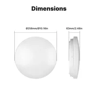 MOES Tuya ZigBee Smart Ceiling LED Light Ambient Lamp Color Temp Tunable RGB Dimming App VoiceControl Work with Alexa GoogleHome 6