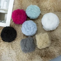 1Skin 50 Grams Solid color Faux Fur Yarns 100% Polyester Soft Knitting and Crochet Handmade Scarf Accessories 1
