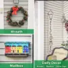 7Pcs Vinyl Side Hook, Heavy Duty Side Clip - Side Hanger for hanging on patio, no need to punch holes, outdoor hook 4