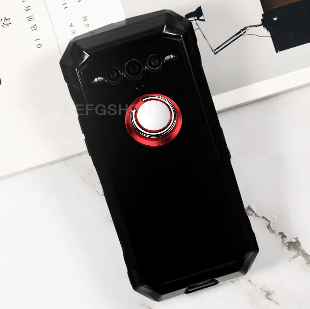 Enhanced Phone Cover with Back Ring Holder - TPU Soft Silicone Case, 6.58