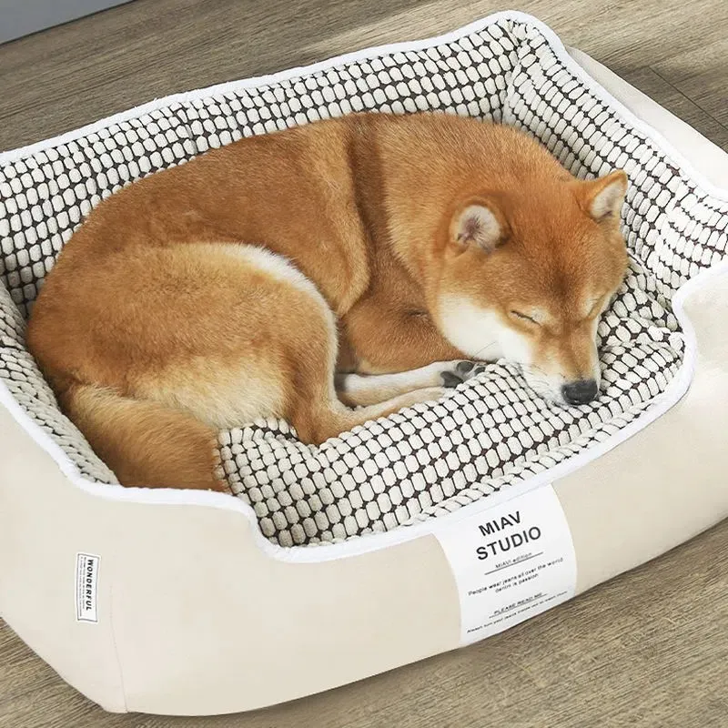 warm Dog Bed Sofa Mat Winter Plush Padded Cushion For Small Large Dogs Sleeping Beds Houses For Cats Washable Blanket Sofa Cover