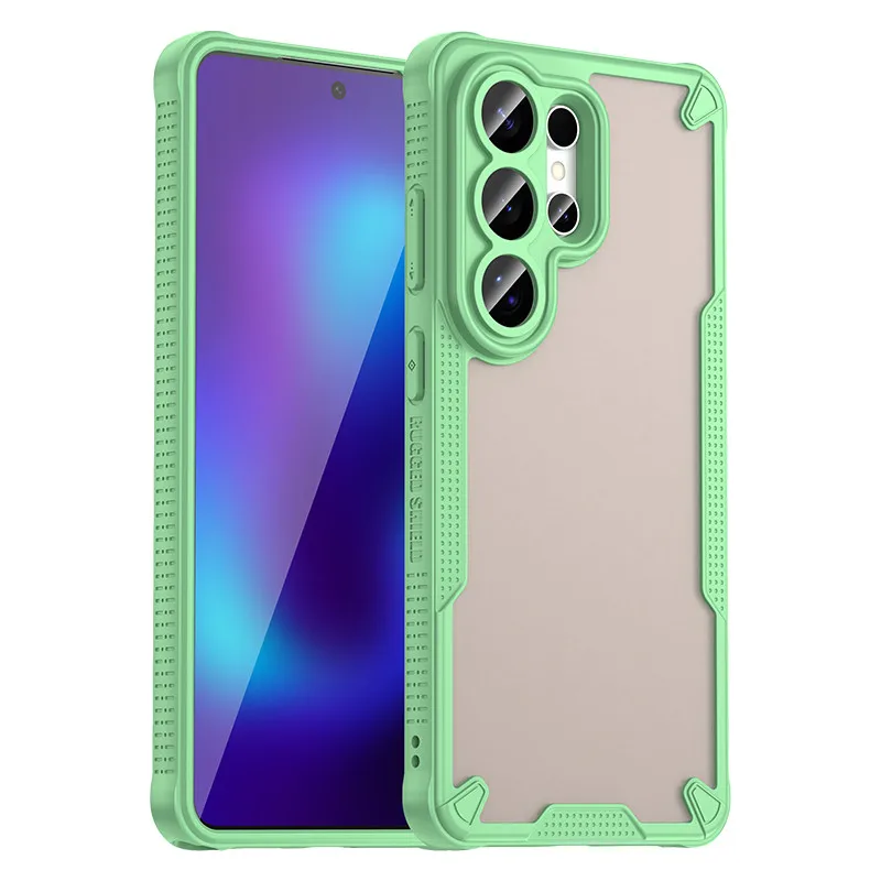 Enhanced Matte Protective Phone Case with TPU Border