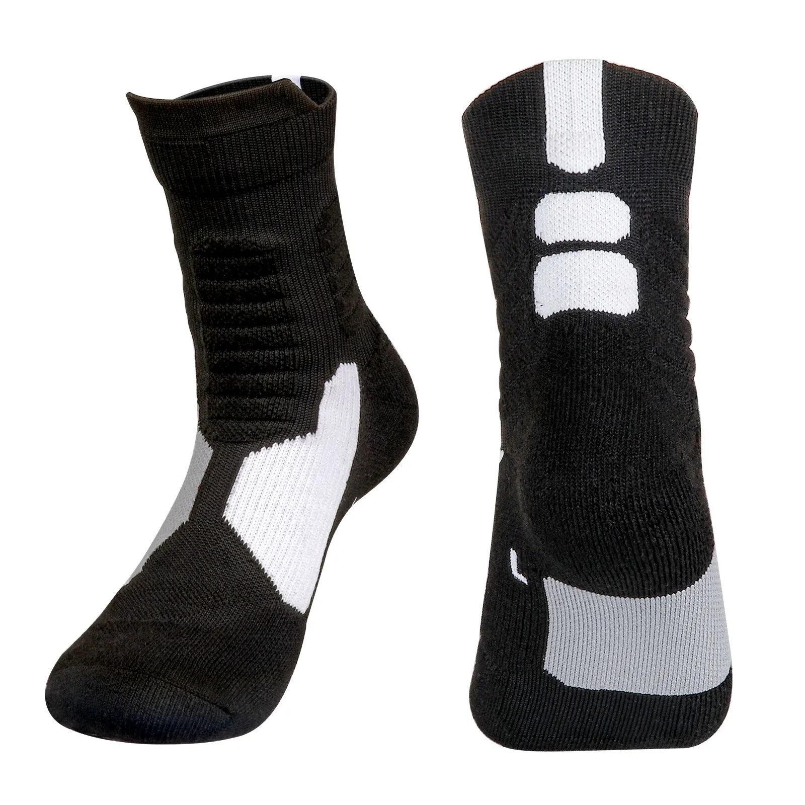 MensTerryCushionedBasketballRunningCyclingAthleticSocksFor