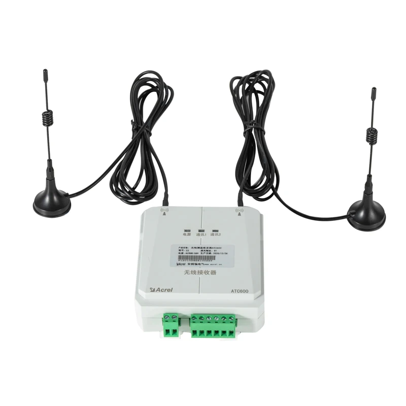 

Беспроводной приемопередатчик Acrel ATC600-C для беспроводного датчика температуры для шины/кабеля среднего напряжения