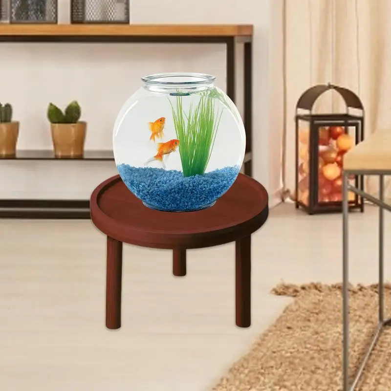 Wooden Stand For Indoor Plant Round High Stool Modern For Living Room Decorative Wooden Side Table Bonsai Holder plant stand,wooden flower shelf