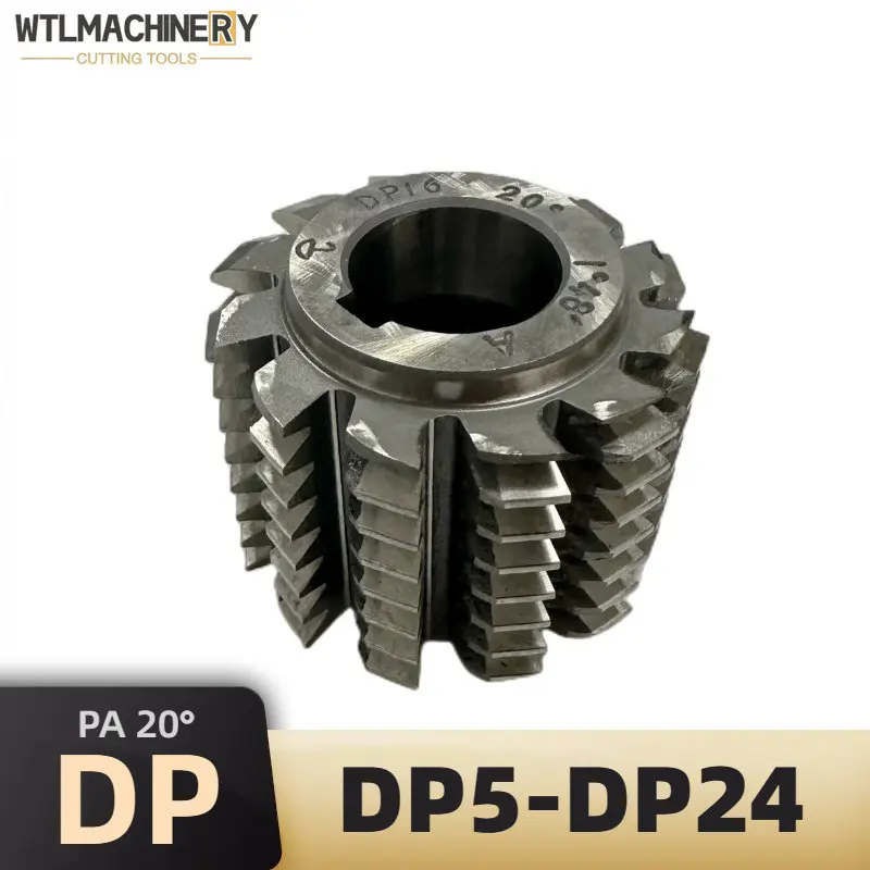 

HSS6542 DP Gear Hob Pressure Angle 20 Degrees Grade A Gear Milling Cutter DP5-DP24