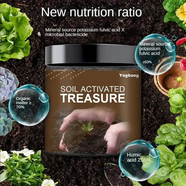 100 G/200G Talaj Aktiválási Kincs A Javítása Lazító Szer Kálium Humátus Elősegíti - Image 3
