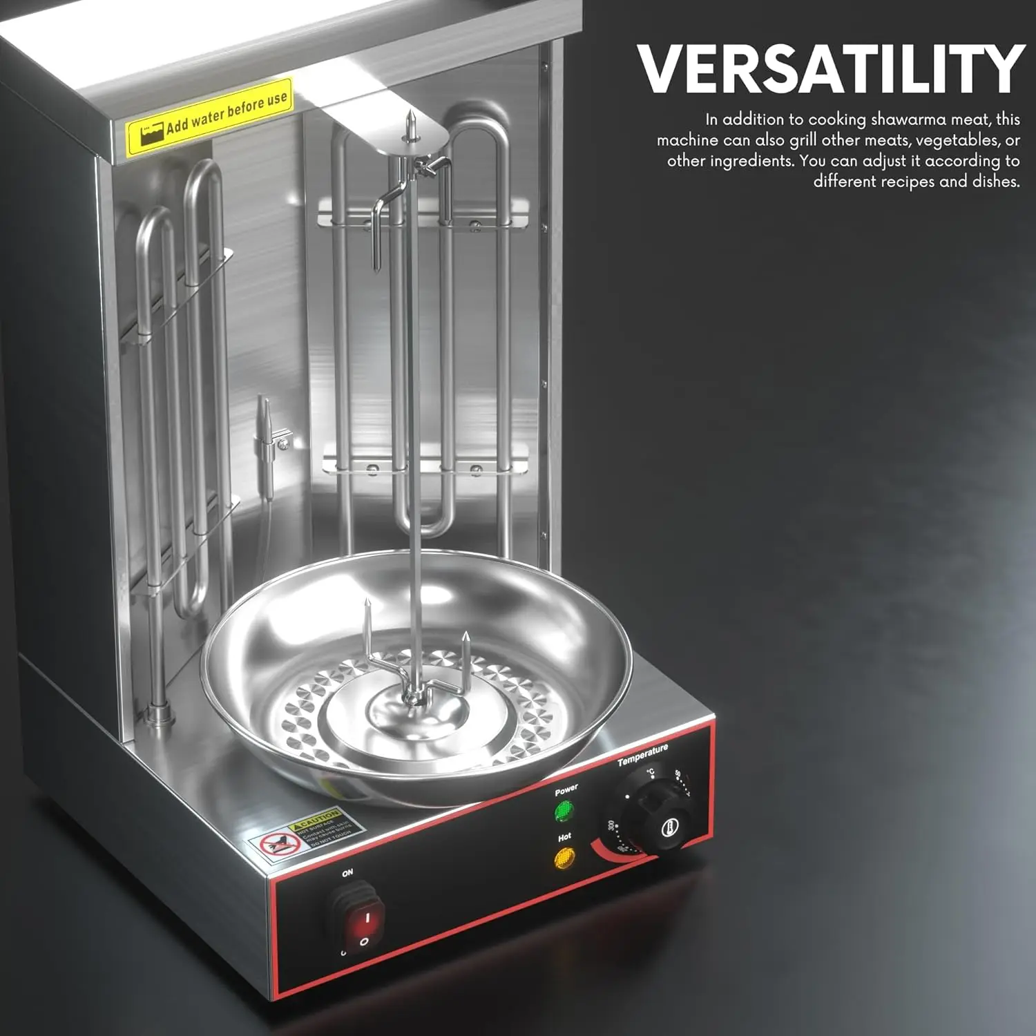 Broiler, Shawarma Machine Kebab Grill Gyro Rotisserie Oven 5