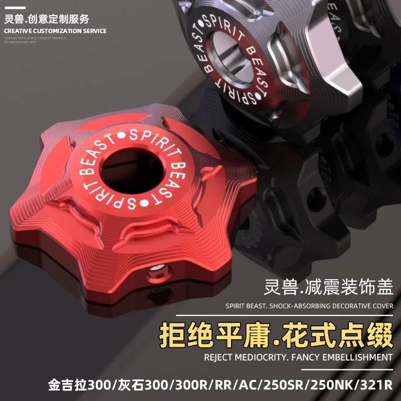 Передний амортизатор для мотоцикла, декоративная крышка с винтом для CFMOTO 250 SR NK BENDA Rock BD300 Voge 300 R RR AC Colove Cobra 321R