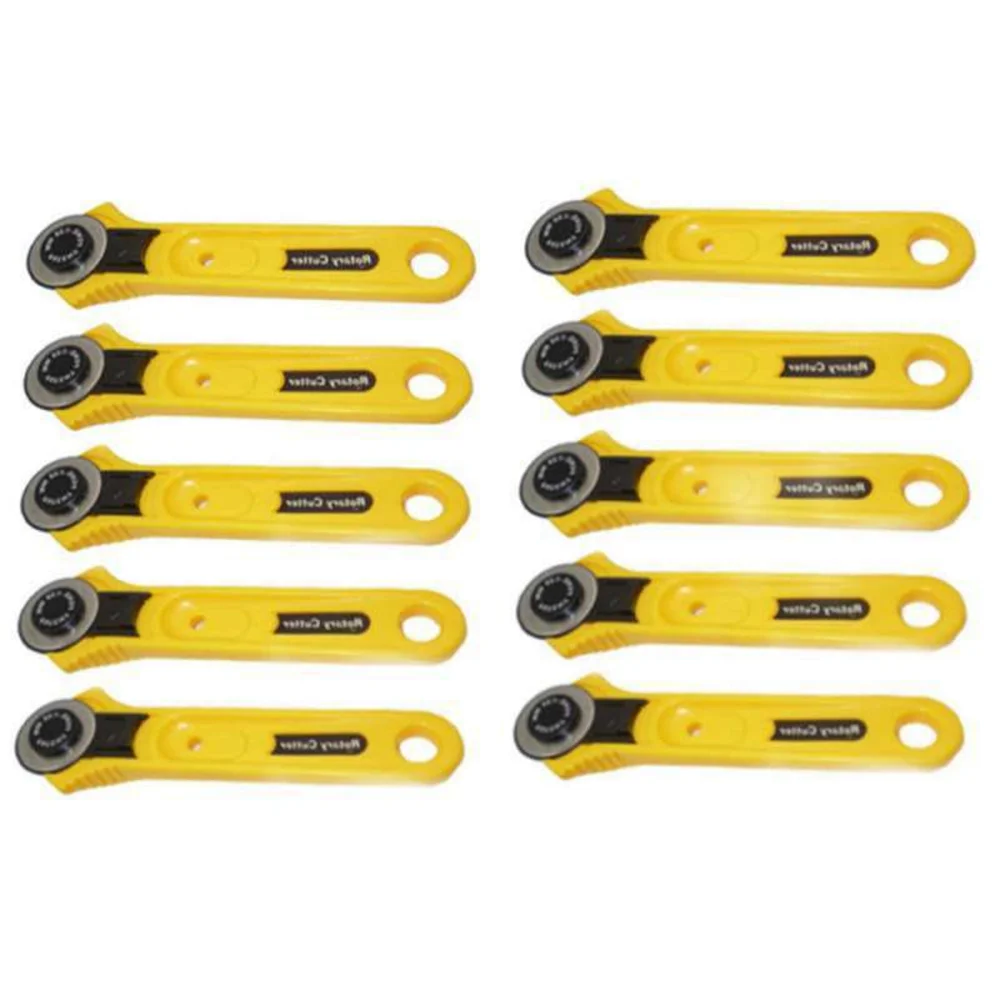 

10 шт. 28 мм вращающиеся лезвия для резака, шитье, квилтинг, рукоделие, ролик для ткани