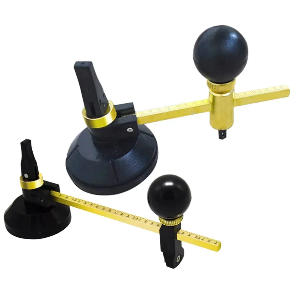 Glass Cutter Round Cutting Tool With Suction Cup Adjustment Compas Type Glass Circular Cutter Multi-Function