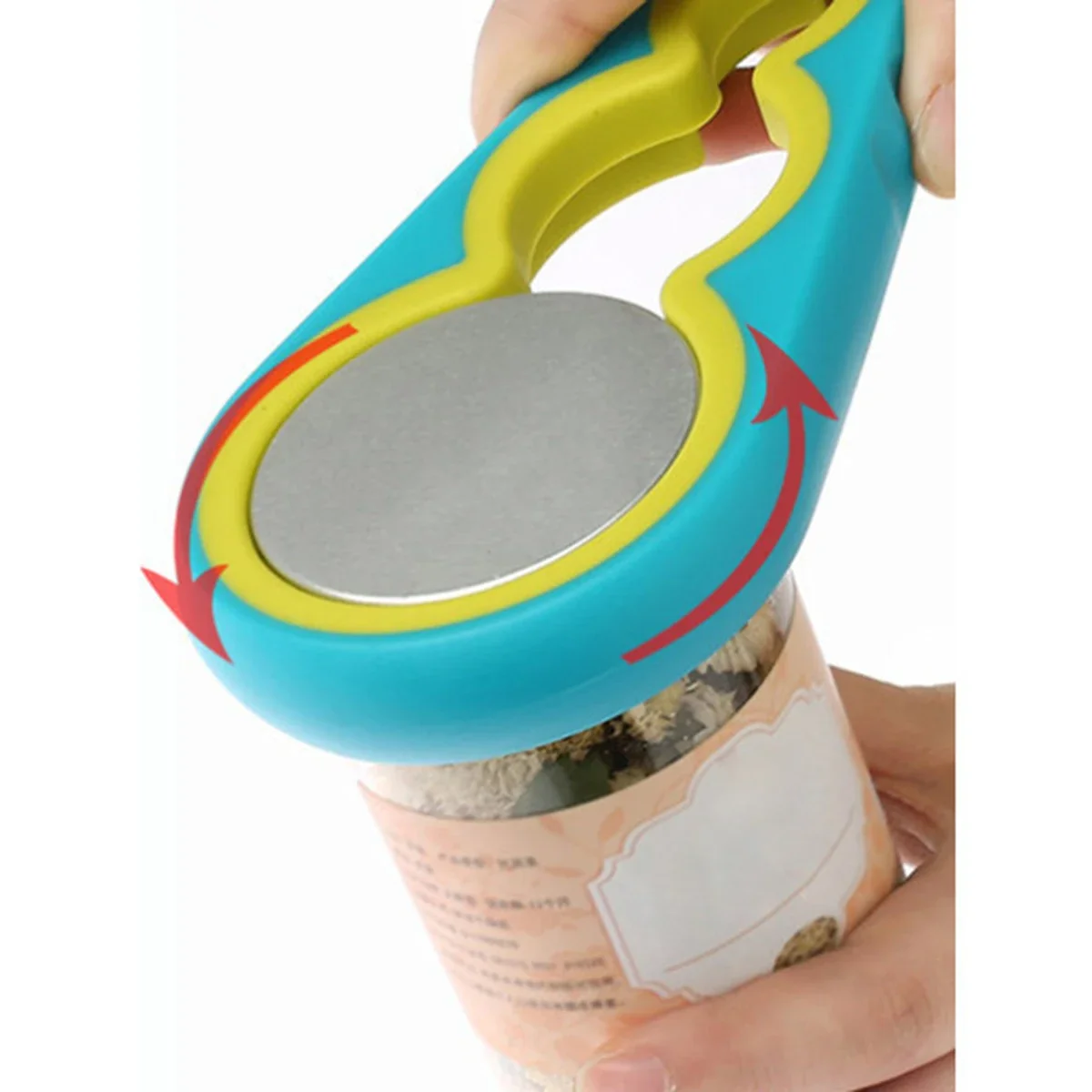 1pc-screw can opener manual multi-function