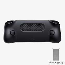 Portable Clear White Soft Case (Black)