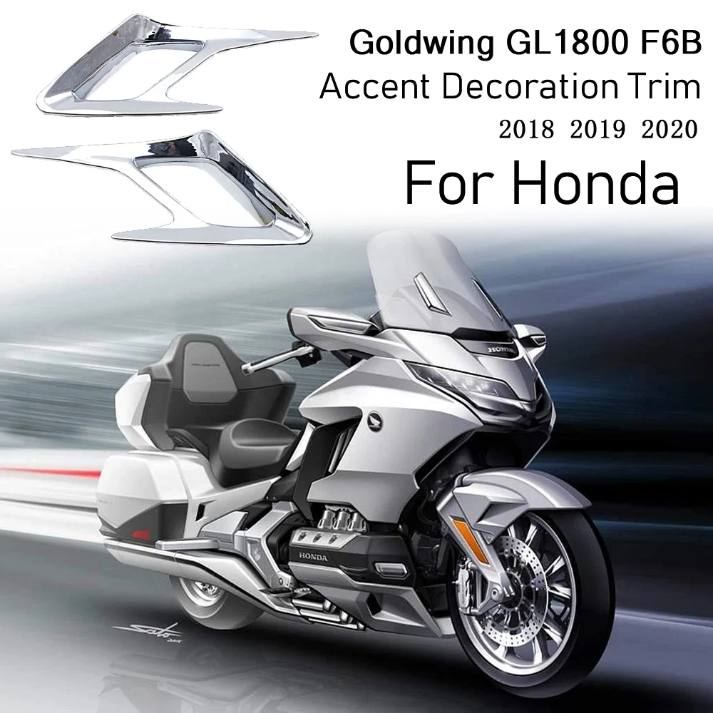 

Переднее крыло для Honda Goldwing GL1800 2018 2019 2020 Декоративные Хромированные аксессуары из АБС-пластика