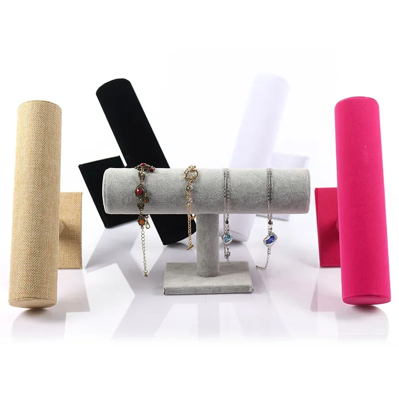 Jewelry Chain Hairband Watch Necklace Watch Bracelet Display Stand Rack Holder T-bar Bracelet Display Stand Holder