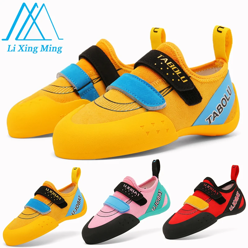 Rock-Climbing Shoes for Boys Girls kids shoes Indoor Outdoor Breathable Mesh Beginners Parent-child Rock-Climbing Bouldering Training Sneakers