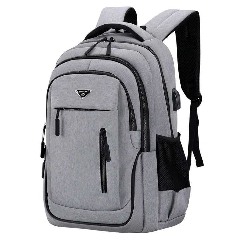 

Fashion USB Charging Men's Backpack Waterproof Travel Business Man Laptop Bag Large Capacity Students School