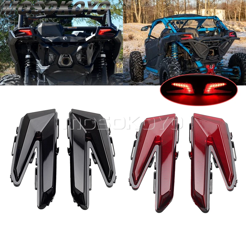 

Задний фонарь для ATV UTV, задсветильник фонарь для Can Am Maverick X3 X DS / RS / MR Turbo R XRC 710004744 и 710004743, светодиодный фонарь s