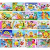 10/5Pcs 3D EVA Foam Sticker Puzzle Game DIY Cartoon Animal Learning Education Toys For Children Kids Multi-patterns Styles GYH 5