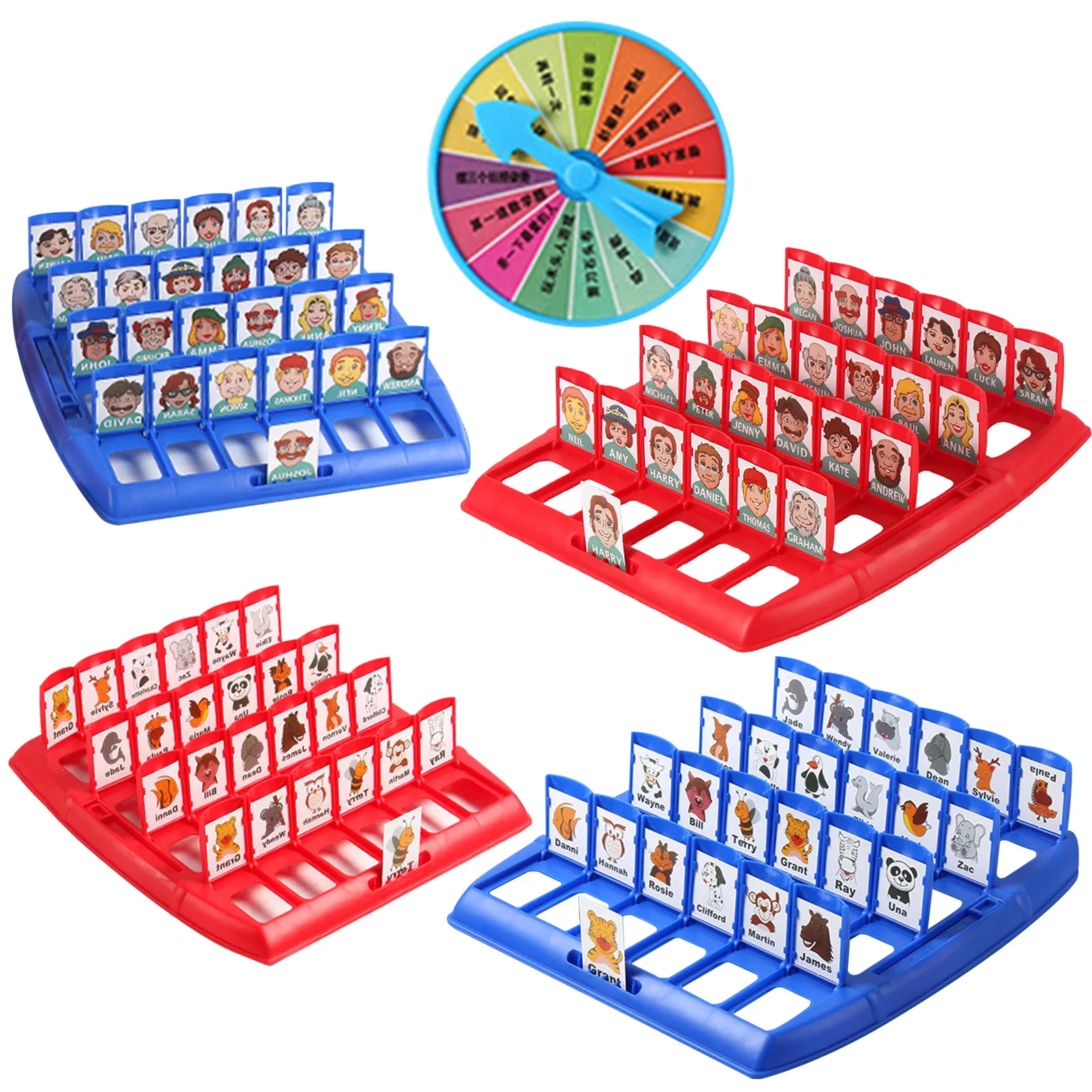 

Who Is It Classic Board Games Interactive Party Game Family Memory Guessing Game Kids Funny Montessori Antistress Toy Gift