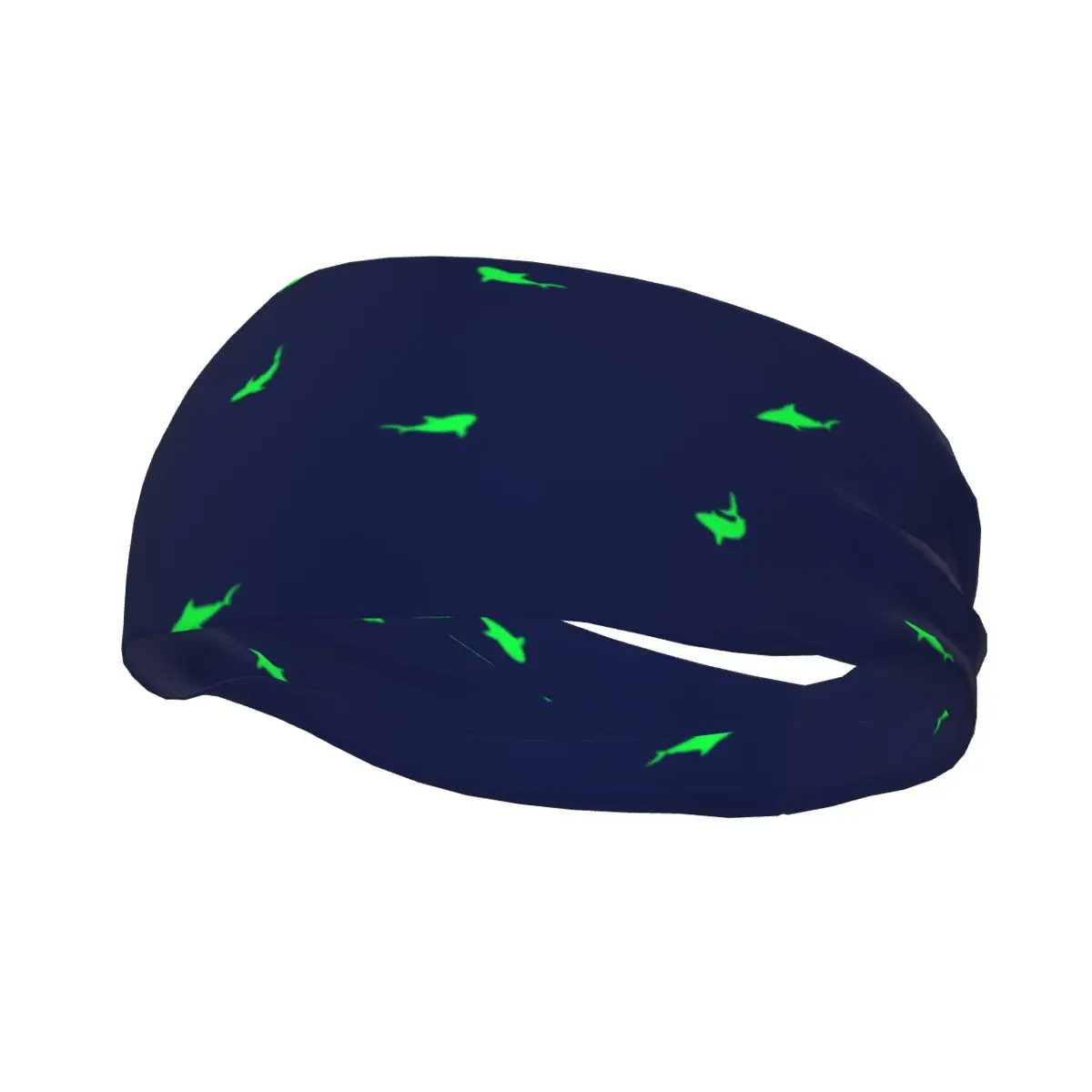 

Sea Shark Animal Women Men Sweatband Sweat Headband Elastic Cycling Yoga Hair Band Headwrap
