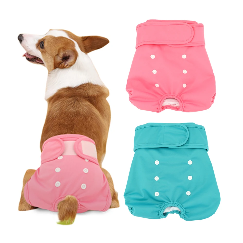 Dog Sanitary Panties Puppy Cat Diaper Pet Underwear Short Pants Female  Washable  eBay