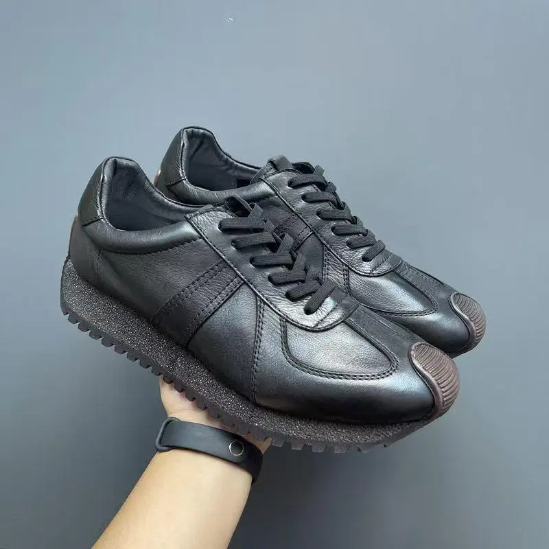 Original Men's Sneakers New Thick-soled Small White Shoes Casual Sports Flat Heel Round Toe Comfortable Trend Fashion Elastic 6