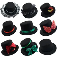 Pet Graduation Caps For Dogs Pet Hat Fashion Decorative Top Hats Gentleman Dog Cat Cap Cat Dog Cowboys Shirt Birthday Party Hat 1
