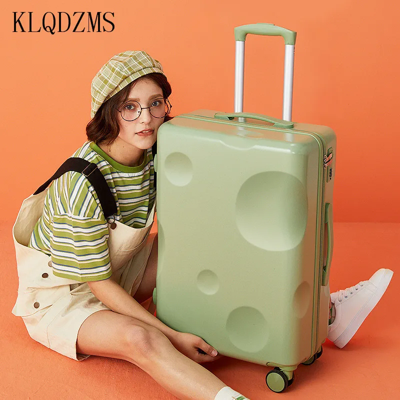 KLQDZMS Высококачественный ручной чемодан 20 дюймов 22 дюйма Женский 24 26 большой