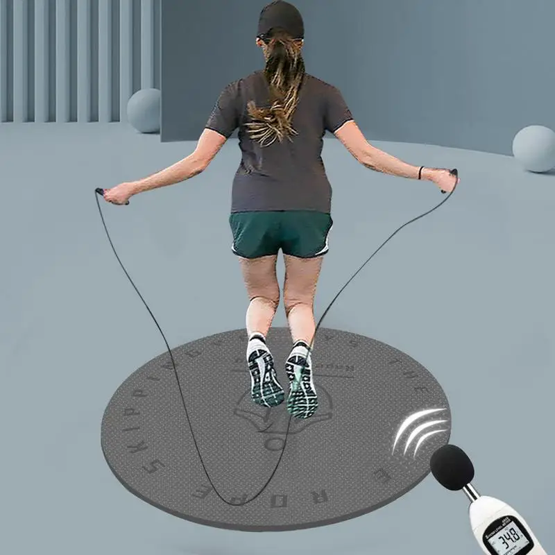 Jump Rope Mat Indoor Outdoor Padded Shock Absorbing