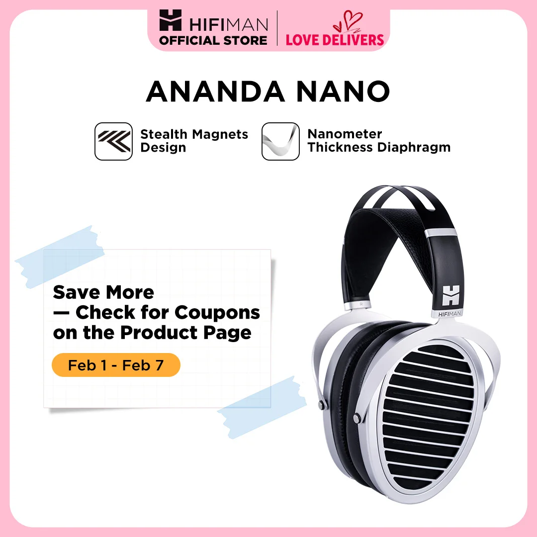 HIFIMAN ANANDA NANO ナノメートル厚ダイヤフラムを備えたオープン