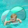 Baby Swimming Float Seat with Canopy Sunshade Inflatable Infant Safety for Pool Beach Swim Floaties Ring Accessories Summer Toy 4